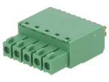 Regletă Conexiuni Deconectabilă 3,5mm 5 Piste Drept Mufă