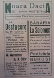 1941 Lot IV reclame interbelice Iași Jassy fata - verso evrei, romani 23 x 15cm