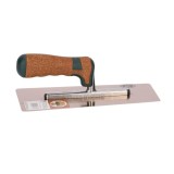 Gletiera inox, venetiana, dreptunghiulara, 20x8 cm x 0.7 mm, maner pluta, Olejnik