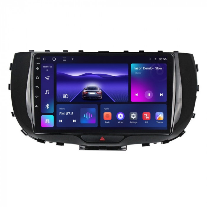 Navigatie dedicata cu Android Kia Soul dupa 2019, 3GB RAM, Radio GPS Dual Zone,