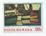 **Romania, LP 839/1974, Reproduceri de arta - Impresionismul, eroare, oblit., Stampilat