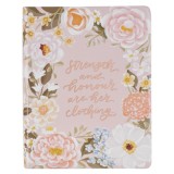 KJV Note-Taking Bible Faux Leather Strength &amp;amp; Dignity Prov. 31:25