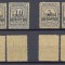 ROMANIA 1915 lot 6 valori supratipar TIMBRU DE AJUTOR pe mărci poștale Taxa de Plata nestampilate MNH