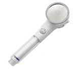 Cumpara ieftin Para Dus Presiune Marita cu Filtru Bumbac, 3 Moduri Jet, Alb, Inox - Efect Masaj &amp; Purificare Apa