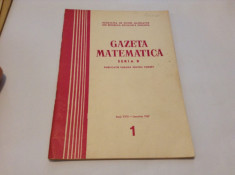GAZETA MATEMATICA NR 1/1967 --RF10/0 foto
