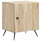vidaXL Dulap de noapte Stejar Sonoma 43 x 34,5 x 50 cm Lemn prelucrat 895489