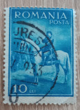 ROMANIA 1932 Lp 97 Carol II calare 1v stampilate, Stampilat