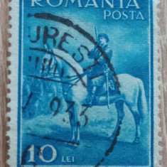 ROMANIA 1932 Lp 97 Carol II calare 1v stampilate