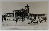 CONSTANTA , CAZINOUL MAMAIA SI PLAJA , FOTOGRAFIE , CARTE POSTALA ILUSTRATA , 1936