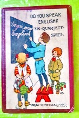 G222-I-Sa invatam Engleza-Carti de Joc vechi interbelice Germania 48 bucati.