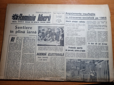 romania libera 30 ianuarie 1965-iacobeni valea bistritei,art. petroseni foto
