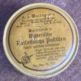 C11 26 - Cutie colectie - cutie medicamente - pastile antiadipoase Waldheim - 1932