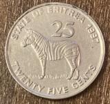 C50 - Moneda foarte veche - Eritrea - 25 cents - 1997