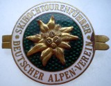 II.158 INSIGNA TURISM MONTAN SKI SCHI DEUTSCHER ALPEN-VEREIN S. SKIHOCHTOURENF&Uuml;HREN DAV FLOARE DE COLT