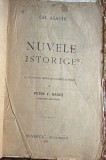 GH.ASACHI,NUVELE ISTORICE CU UN STUDIU SI INDICE DE CUVINTE DE PETRE V. HANES/EDITURA,,MINERVA 1915/spm