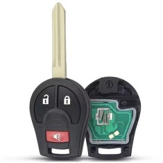 Carcasa Cheie Auto Completa Programabila, Compatibila Nissan Qashqai, X-Trail, Navara, Pathfinder, Murano, Infiniti FX &ndash; 2+1 butoane, cip ID46, 433MHz
