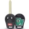 Carcasa Cheie Auto Completa Programabila, Compatibila Nissan Qashqai, X-Trail, Navara, Pathfinder, Murano, Infiniti FX &ndash; 2+1 butoane, cip ID46, 433MHz