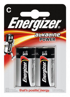 Set 2 Baterii Energizer Alcaline Power R14/C 32009873 foto