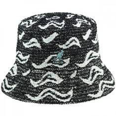 Palarie Kangol Wave Camo Bucket Negru (S,M,L,XL) - Cod 432923519 foto