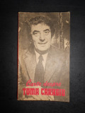 Carte despre Toma Caragiu (1985, cu un studiu introductiv de Valentin Silvestru)