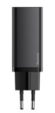 INCARCATOR retea Baseus GaN2 Lite, Quick Charge 65W, 1 x USB 5V/3A, 1 x USB Type-C 5V/3A, negru &quot;CCGAN2L-B01&quot; (timbru verde 0.18 lei) - 6953156232938
