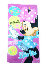 Prosop pentru fetite 35 x 65 cm Disney Minnie Mouse DISM-FTB49842R1, Multicolor foto