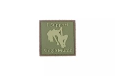 Patch "I SUPPORT SINGLE MUMS" 3D [GFC TACTICAL]