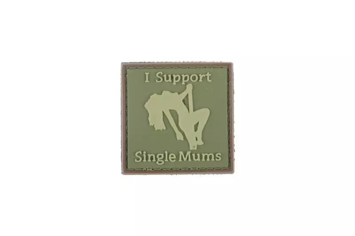 Patch &quot;I SUPPORT SINGLE MUMS&quot; 3D [GFC TACTICAL]