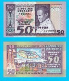 Madagascar (p#62) 50 Francs 1974-78 UNC &#039;Piață&#039; serie: A/20 1709xx
