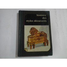 Histoire des styles decoratifs - M. Jallut conservateur au musee de Versailles - Paris, 1966