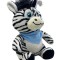 Jucarie Zebra din plus ecologic catifelat 20cm