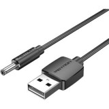 CABLU alimentare Vention, USB (T) la DC (T) 3.5mm, 1m, 5V, 2A, negru, &quot;CEXBF&quot; (timbru verde 0.08 lei)