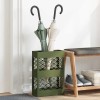 VidaXL Bază pentru Umbrelă Verde Oliv, 28x12x41 cm, Oțel