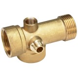 Racord Din Alama Cu 5 Cai Pentru Hidrofor 1 inch, 82 mm, 2 buc, Evotools 680821
