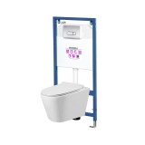 Cumpara ieftin Set rezervor WC montat pe perete Ride