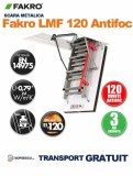 Scara modulara metalica, Model LMF 120 Antifoc Fakro
