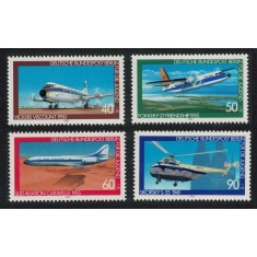 Berlin 1980 - Avioane, istoria aviației, serie neuzata