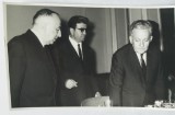 Leonte Răutu, Stefan Balan ministru și Miu Dobrescu prim-secretar la Iași, Alb-Negru, Romania de la 1950
