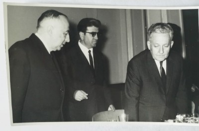 Leonte Răutu, Stefan Balan ministru și Miu Dobrescu prim-secretar la Iași foto