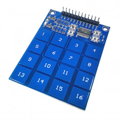 Tastatura digitala cu 16 butoane capacitiva TTP229 arduino avr stm pic foto