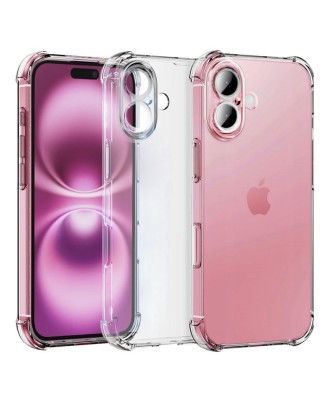 Husa Clear Silicon iPhone 16 Plus Transparenta foto