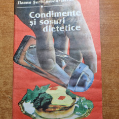 carte de bucate - condimente si sosuri dietetice - din anul 1988