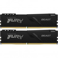 Memorie RAM Kingston Fury Beast, 32 GB DDR4, 3600 Mhz, Kit format din 2 placute foto