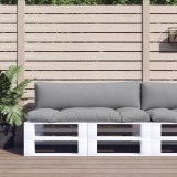 Gossi perne pentru paleti, 2 buc., gri, material textil