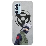 Husa compatibila cu Oppo A5 (2020) model Kakashi Hatake, Silicon, TPU, Viceversa, Transparent, Carcasa