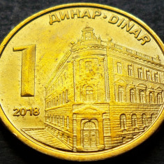 Moneda 1 DINAR - SEBIA, anul 2018 * cod 401 A = A.UNC