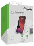 Belkin 10w Wireless Charging Stand + Psu &amp; Micro Usb Cable White