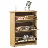 Dulap pantofi &quot;Corona&quot;, 99x32x124,5 cm, lemn masiv de pin