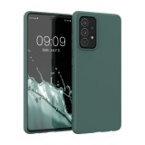 Husa pentru Samsung Galaxy A52, Silicon, Verde, 54346.171, Carcasa, Kwmobile