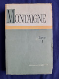 Montaigne - Eseuri, vol.1